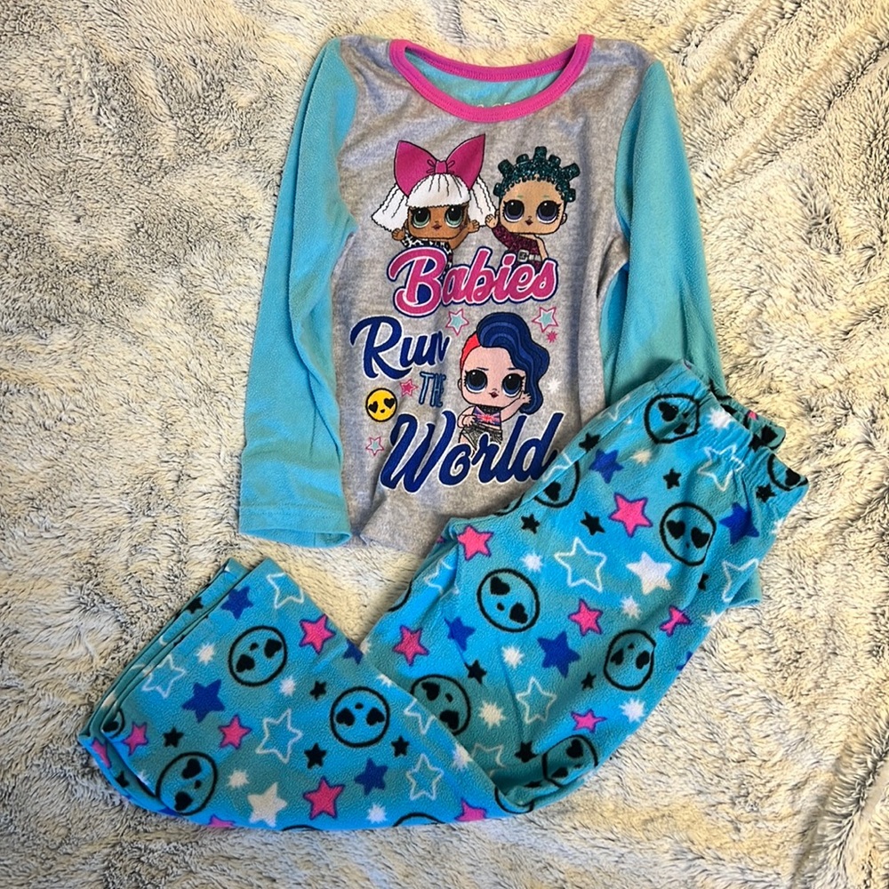 LOL Surprise fleece pajama set 6